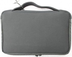 Brookstone Neoprene Cable Travel Organizer Pockets Adjust Straps Tech Trap Black