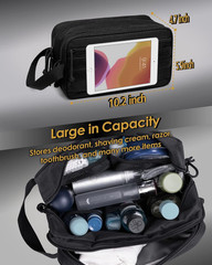 Toiletry Bag for Men – Dry Wet Separate Travel Toiletry Bag,