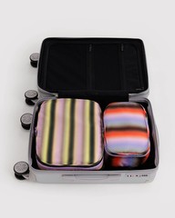 Baggu Packing Cube Set, set of 2, Multicolor, Gradient Stripes