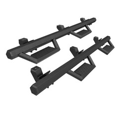Custom-Fit Two-Stair Running Boards for 18-25 – Stable, Rust-, Supports Rooftop