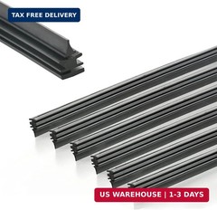 6PCS Wiper Blade Refill, 28&Prime; Frameless Car Windshield Wipers Insert Rubber Strip