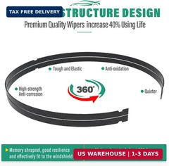 Windshield Wiper Blades Replacement for Mercedes-Benz GLB250 | Fits 2020-2025 GL