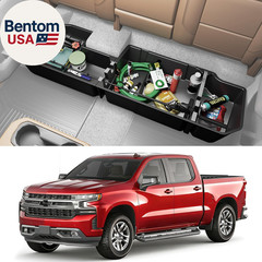 under Seat Storage Boxes – Compatible with 2019-2026 Chevy Chevrolet Silverado 1