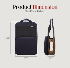 Clearance: FlexPack Urban Backpack Organizer | NEW | BLU | 40% Off (MSRP $39.99)
