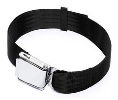 Airplane Seatbelt Extender Up To 30 Inches Black New Without Box