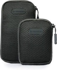 New Travelon Pi All Day Set of 2 Accessory Pods, Black, One Size