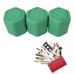 3pcs Magnetic Toiletry Containers Minimalist Aesthetic Portable Storage