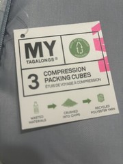 My Tagalongs 3 Compression Packing Cubes NWT