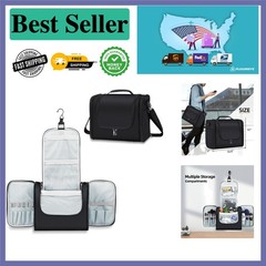 Extra Large Hanging Toiletry Bag with Smooth Zippers – Ultimate Travel Companion