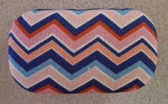 Plaid/Striped Mini Travel Case – 3 Available Price Is For ONE By Kikkerland