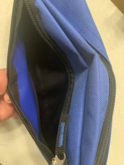 Mens & women travel bag dopp bag toiletry bag lite weight blue durable polyester
