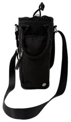 #Samantha Brown To-Go Adjustable Strap Water Bottle Crossbody – Black