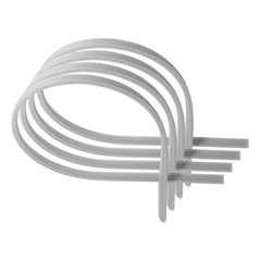 28 inch Silicone Windshield Wiper Blades Refills | Adjustable Size A Grey 4pcs