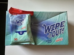 New Wipe Out Fresh Scent Wipes Travel Packs – Small Box Of 10 Unit (20 Pack )
