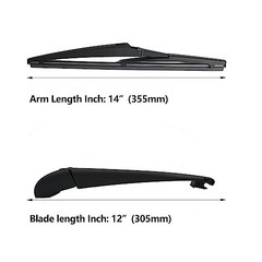 Rear Windshield Wiper Blade Arm Kit – Replaces 2007-2012 For Santa Fe 2007-2012