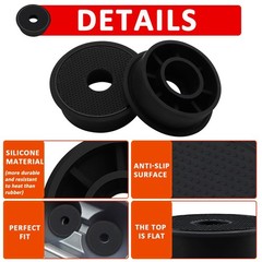 Auovo Cup Holder Spacer Replacement Fit for Subaru Outback Legacy Big, Black