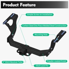 Class 3 Trailer Hitch Compatible with2010-2019/Subaru Outback Wagon Except Sport