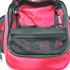 LL Bean Toiletry Bag Unisex Red Makeup Case Travel Personal Organizer Hangable