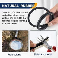 4PCS Wiper Blade Refill, Windshield Wiper Blade Refills, 26&Prime; Adjustable Size of