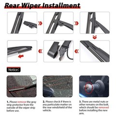 15277756 Replacement for GMC Yukon 20072014 Rear Windshield Back Wiper Arm Bl…