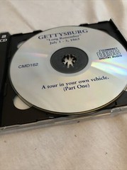 Gettysburg CD A Tour in your own vehicle  car 2 CDs EUC