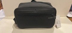 Celebrity Canvas Black Dopp Kit New
