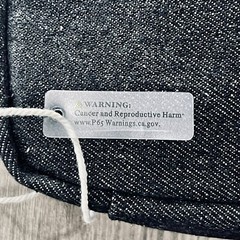 NEW Lucky Brand Toiletries Travel Case Outer Black Gray Inner Blue Hanger