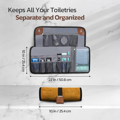 Toiletry Bag for Men, Travel Essentials Travel Toiletry Bag, Water-Resistant Com