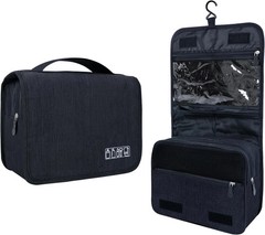 Large Capacity Toiletry Bag Travel Bag with Hanging Hook for Men and Women Wa…