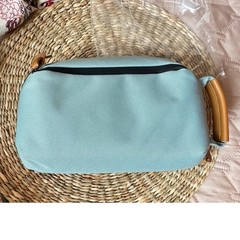 Tripped Travel Gear Tech Pouch Electronics Organizer Dusty Teal Blue New