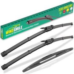 Ford Escape Windshield Wiper Blades 20&Prime; 12&Prime; OEM Quality Set of 3 All-Weather