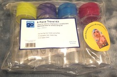 6-Piece Travel Bottle Set | TSA-Approved Refillable Toiletry Kit