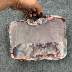 Women&rsquo;s [Insert Brand Name] Marble Print Travel Organizer Packing Cube