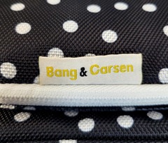 Bang & Carsen Hanging Toiletry Bag Black White Polka Dot Travel Organizer Case