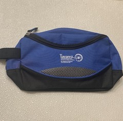Mens & women travel bag dopp bag toiletry bag lite weight blue durable polyester