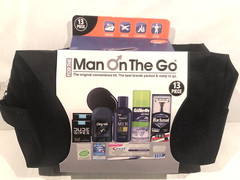 Travel Kit Man On The Go 13 PCS TSA Compliant Carry On Size Gym Cruise Camp NEW