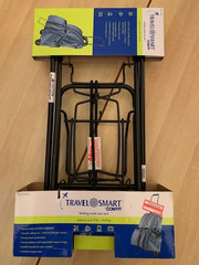 TRAVEL SMART by CONAIR folding multi-use cart NOS sturdy steel luggage cart 75