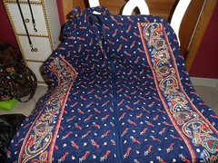 Vera Bradley long garment bag in retired blue golf pattern EUC