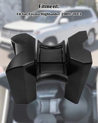 Cup Holder Divider Insert for Toyota Highlander 2008 2009 2010 2011 Black