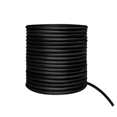 10m x 4mm Heavy-Duty Bungee Shock Cord | UV & Saltwater Black, Black
