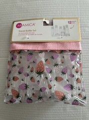 New Miamica – 12 piece Travel Toiletry Kit with Strawberry Pattern
