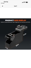 Center Console Between Seat Organizer for Minivans, SUVs, with Phone Holder &…
