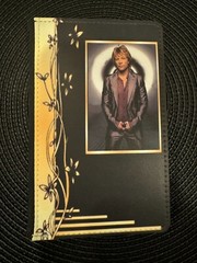 NEW JON BON JOVI Passport Cover Holder Wallet Portfolio Black Folio Card Holder