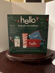 Hello Home for The Holidays 5 Pc Essentials Kit New Sealed Christmas Holiday Set