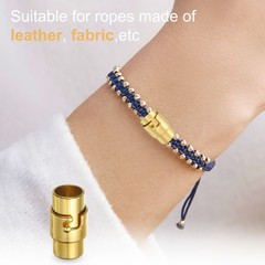 6 Pcs Lanyard Separation Buckles, 0.28&Prime; Magnetic Clasps, Gold