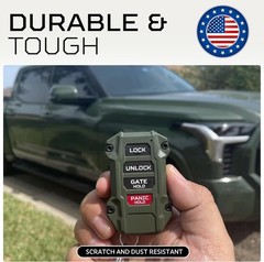 Toyota Tacoma Tundra Sequoia Keyfob Replacement 2022+ Custom Made in USA, Green