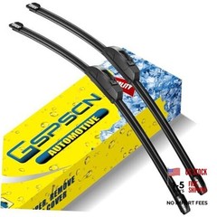 19 »+18 » Metal Base 2X Lifespan Windshield Wiper Blades (Pack of 2)，OEM