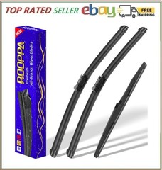 For Lexus RX450h/RX350 Windshield Wiper Blades Set of 3 – 26/22/16