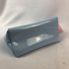 Juicy Couture Light Blue Cosmetic Toiletry Bag Juicy Logo Travel Makeup Zip