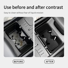 LUCKEASY Center Console Water Cup Holder Holder, Black